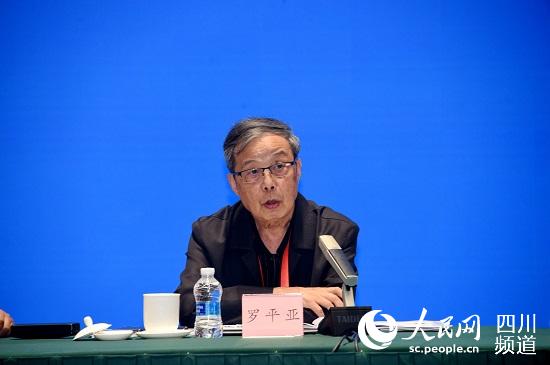 2021年7月16日，中國工程院院士羅平亞在2021年中國工程院院士四川行暨碳達峰碳中和院士專題對接會上發言。曹正攝